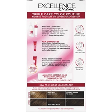 L'Oreal Paris Excellence Crème Hair Color for Gray Coverage