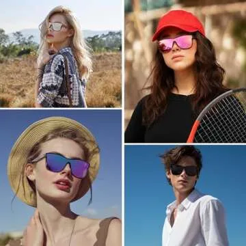 FUOFEN Polarized Sunglasses Womens Trendy - Fashion Glasses for Women and Men, shades women sunglasses,Gold