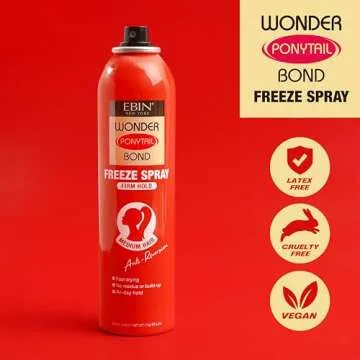 EBIN NEW YORK Wonder Ponytail Firm Hold Spray 8oz
