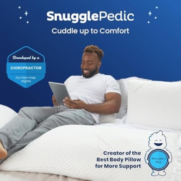 Snuggle-Pedic Adjustable Memory Foam Pillow for All Sleepers