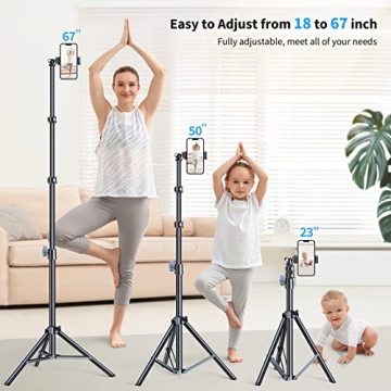 Best Quality 67" Phone Tripod for iPhone & More