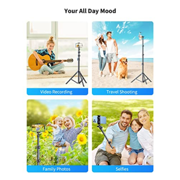 Best Quality 67" Phone Tripod for iPhone & More