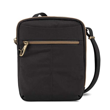Travelon Anti-theft Slim Day Bag Black Secure RFID Blocking