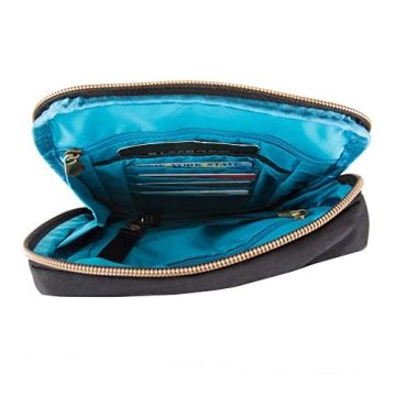 Travelon Anti-theft Slim Day Bag Black Secure RFID Blocking