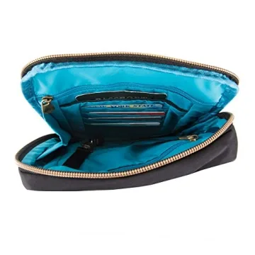 Travelon Anti-theft Slim Day Bag Black Secure RFID Blocking