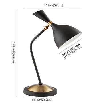 Stylish JONATHAN Y Mid-Century LED Table Lamp