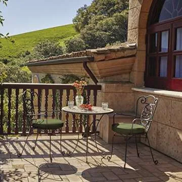 Classic Accessories Montlake Water-Resistant 59 x 18 x 3 Inch Outdoor Bench/Settee Cushion, Patio Furniture Swing Cushion, Heather Fern Green, Patio Loveseat Cushion