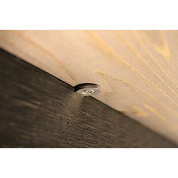 Balsam Point Workshop 30-Pack - Heavy Duty Figure 8 Table Top Connector or Desk Top Fastener Clip - Thick 12 Gauge Steel