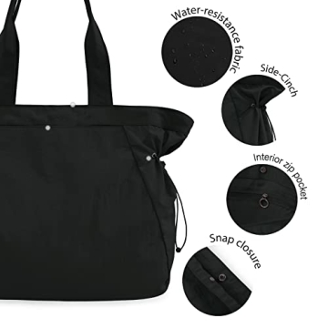 ODODOS 18L Lightweight Waterproof Tote for Workouts