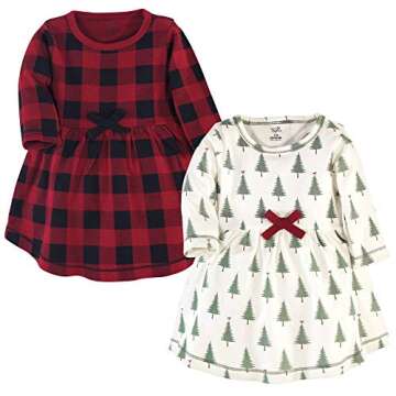 Touched by Nature Girls, Toddler, Baby and Womens Organic Cotton Short-Sleeve and Long-Sleeve Dresse...