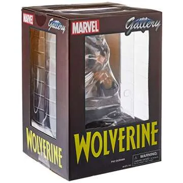 DIAMOND SELECT TOYS APR182171 Marvel Gallery, Wolverine PVC Diorama Figure, 9 inches, Multicolor