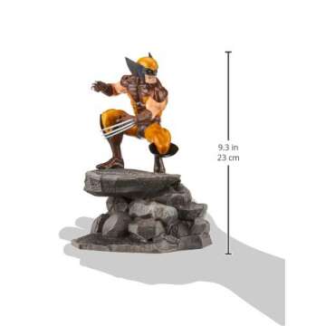 DIAMOND SELECT TOYS APR182171 Marvel Gallery, Wolverine PVC Diorama Figure, 9 inches, Multicolor