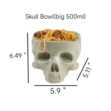 Stylish Fecheche Skull Bowl for Halloween & Home Decor