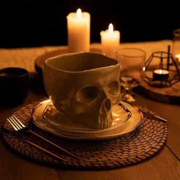 Stylish Fecheche Skull Bowl for Halloween & Home Decor