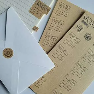 Durable Customizable Calendar Stickers for Planners