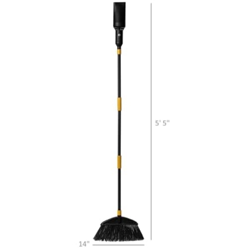 Aerobroom Collapsible Outdoor Broom & Leaf Blower