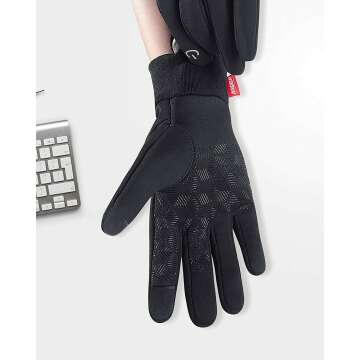 Anqier Touchscreen Windproof Winter Gloves for All