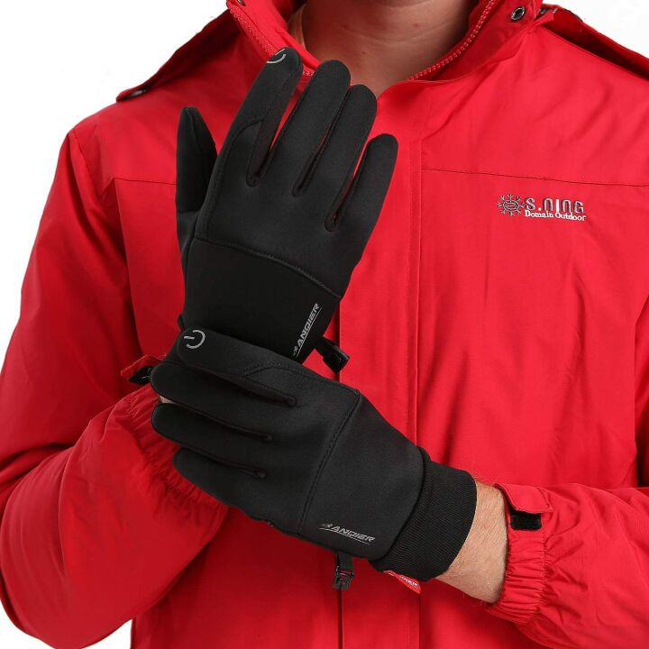 Anqier Touchscreen Windproof Winter Gloves for All