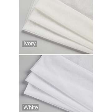 BEAUTELICATE Wedding Bridal Veil with Comb 1 Tier Lace Applique Edge Fingertip Length 36" Ivory