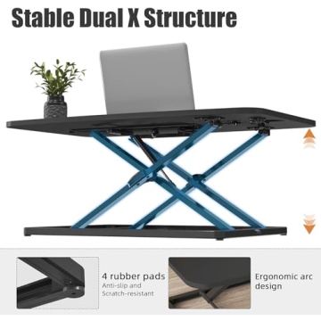 JOY worker Standing Desk Converter for Adaptive Workspaces
