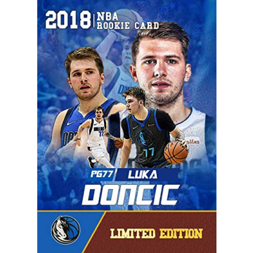 2018 Luka Doncic Rookie Gems #77 RC - Dallas Mavericks in Top Loader