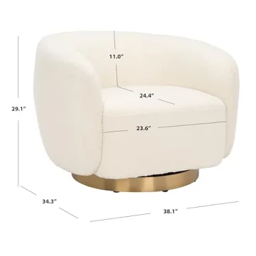 Chic SAFAVIEH Couture Bernard Accent Chair for Modern Homes
