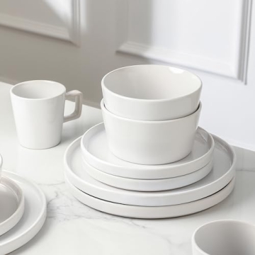 Modern Stoneware 16-Piece Dinnerware Set for 4