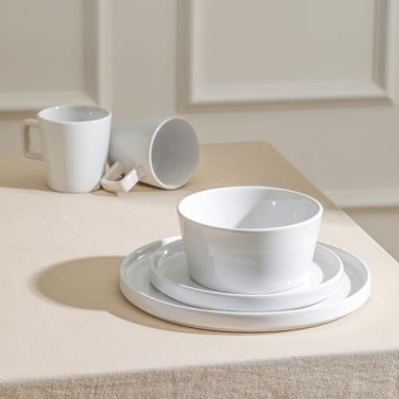 Modern Stoneware 16-Piece Dinnerware Set for 4
