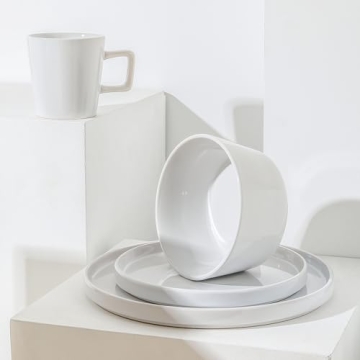 Modern Stoneware 16-Piece Dinnerware Set for 4