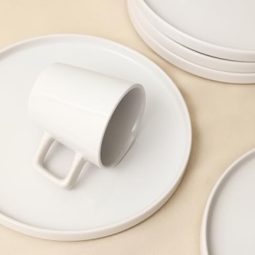 Modern Stoneware 16-Piece Dinnerware Set for 4