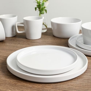 Modern Stoneware 16-Piece Dinnerware Set for 4