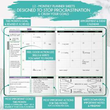 Law of Attraction Planner 2025 Master Your Goals