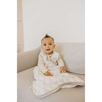 Copper Pearl Sleep Sack: Warm and Cozy Baby Bag in a Variety of Trendy Designs, Safe Alternative to Blankets, Sleeveless Baby Sleep Sack Swaddle Sizes Newborn to 24 Months - Bliss