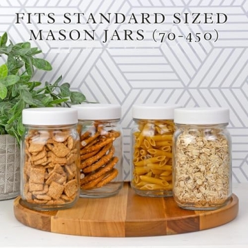 Affordable Mason Jar Lids for Safe Storage | 24-Pack