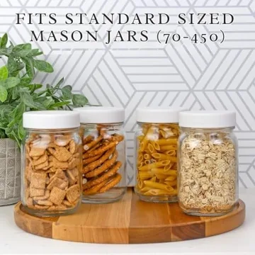 Affordable Mason Jar Lids for Safe Storage | 24-Pack