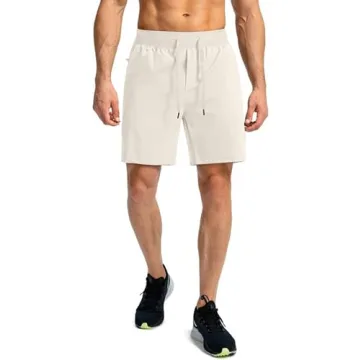 Men's Running Shorts Lightweight with Zipper Pockets