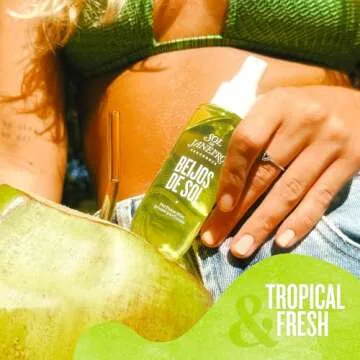 Sol de Janeiro Beijos De Sol Hair & Body Perfume Mist Limited Edition Scent 3 fl oz/90 ml Travel-Friendly Fragrance Mist