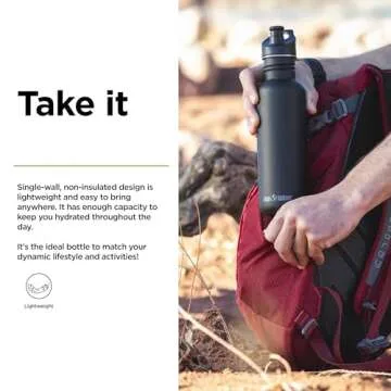 Klean Kanteen Classic 27oz Eco-Friendly Water Bottle