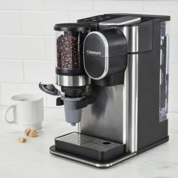 Cuisinart Single Serve Coffee Maker and Grinder with Reservoir
