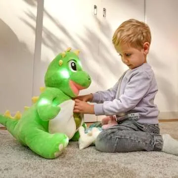 KENARIX Dinosaur Toys with Sound & Lights for Kids 3-5