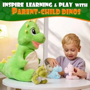 KENARIX Dinosaur Toys with Sound & Lights for Kids 3-5