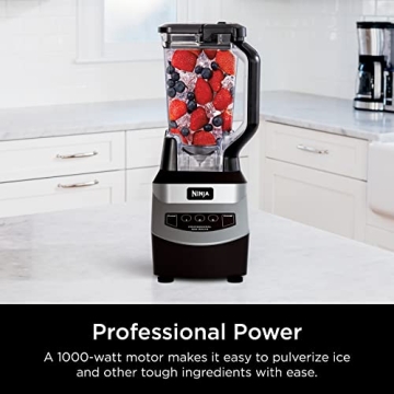 Ninja 1000-Watt Blender for Smoothies & Frozen Drinks