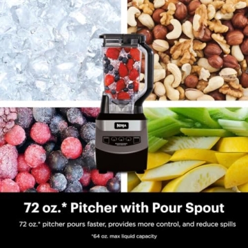 Ninja 1000-Watt Blender for Smoothies & Frozen Drinks