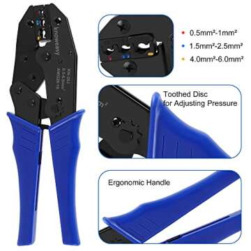 Knoweasy Wire Terminals Crimping Tool Kit with 700 Connectors