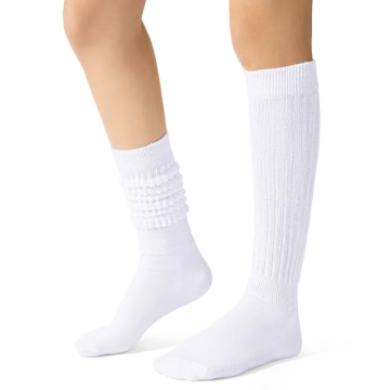 HASMES Women's Vintage Slouch Socks - Ultimate Comfort & Retro Style