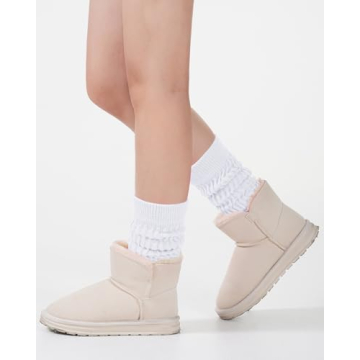 HASMES Women's Vintage Slouch Socks Comfort Retro Style