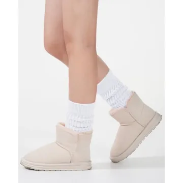 HASMES Women's Vintage Slouch Socks Comfort Retro Style