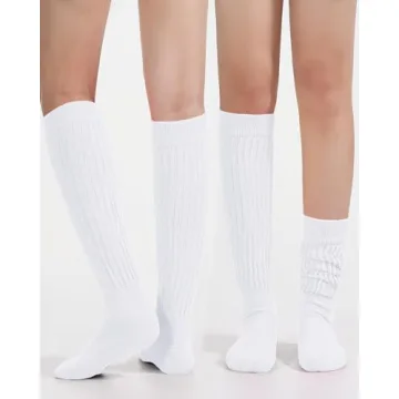 HASMES Women's Vintage Slouch Socks Comfort Retro Style