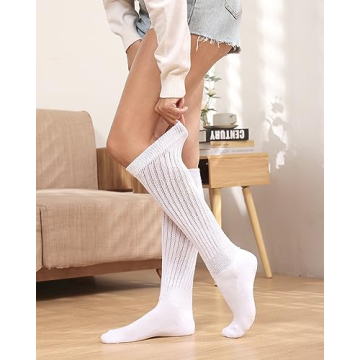 HASMES Women's Vintage Slouch Socks Comfort Retro Style