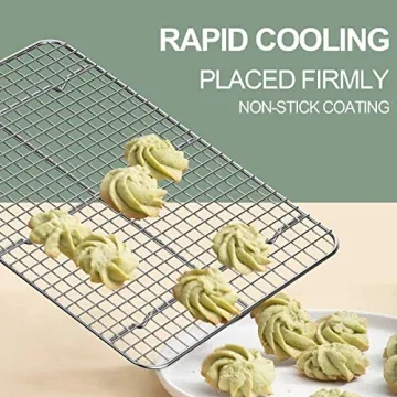 Wildone Baking Sheet & Rack Set, Non-Toxic and Easy Clean